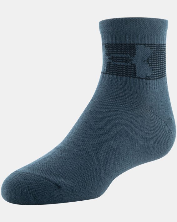 Boys' UA Essential Quarter 6-Pack Socks, Red, pdpMainDesktop image number 5